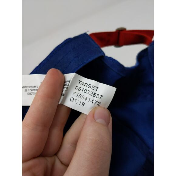 Target Patriotic American Flag Red White & Blue Slideback Hat Embroidered - Picture 11 of 11